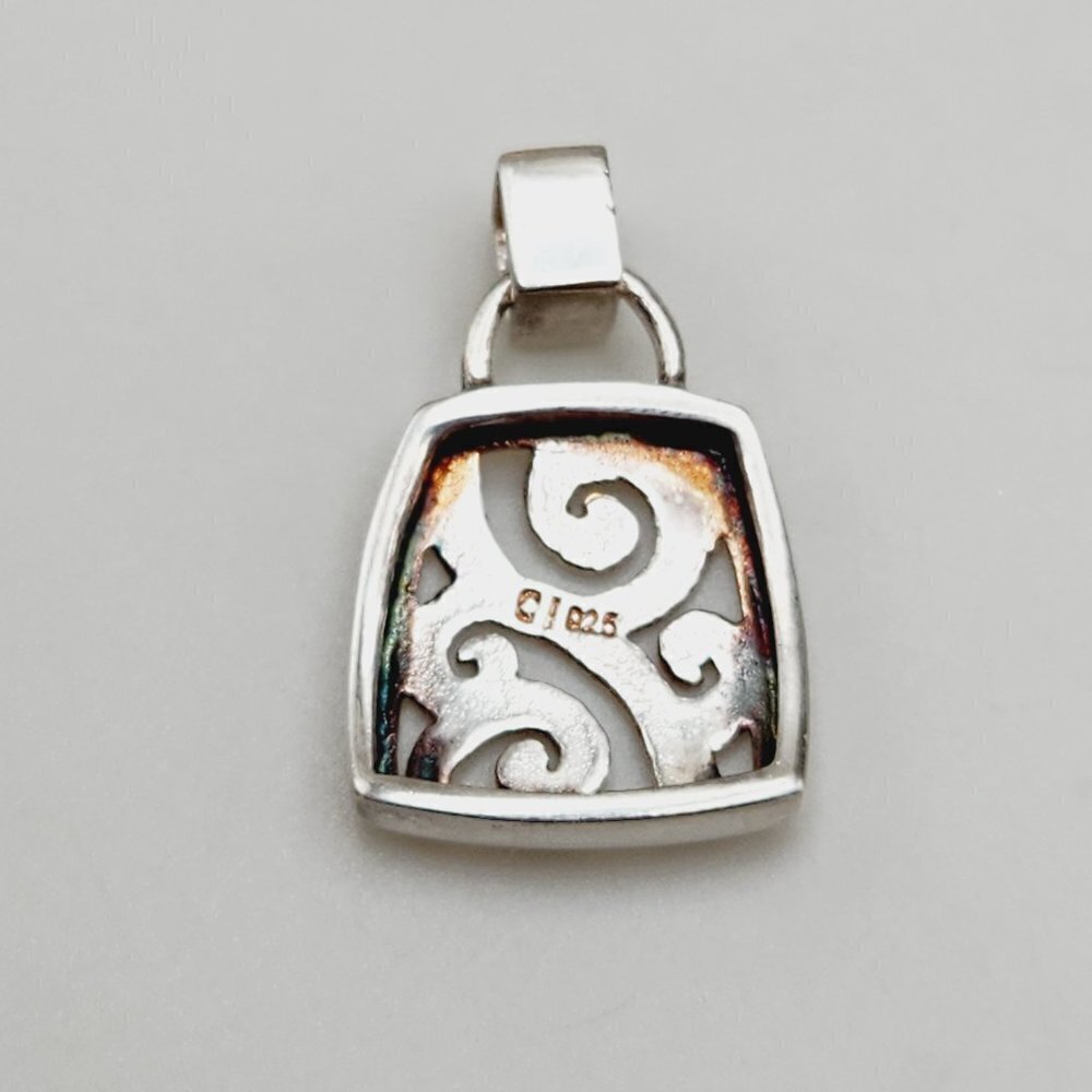 Mini Swirls Scrollwork Openwork Cutout 925 Sterli… - image 4